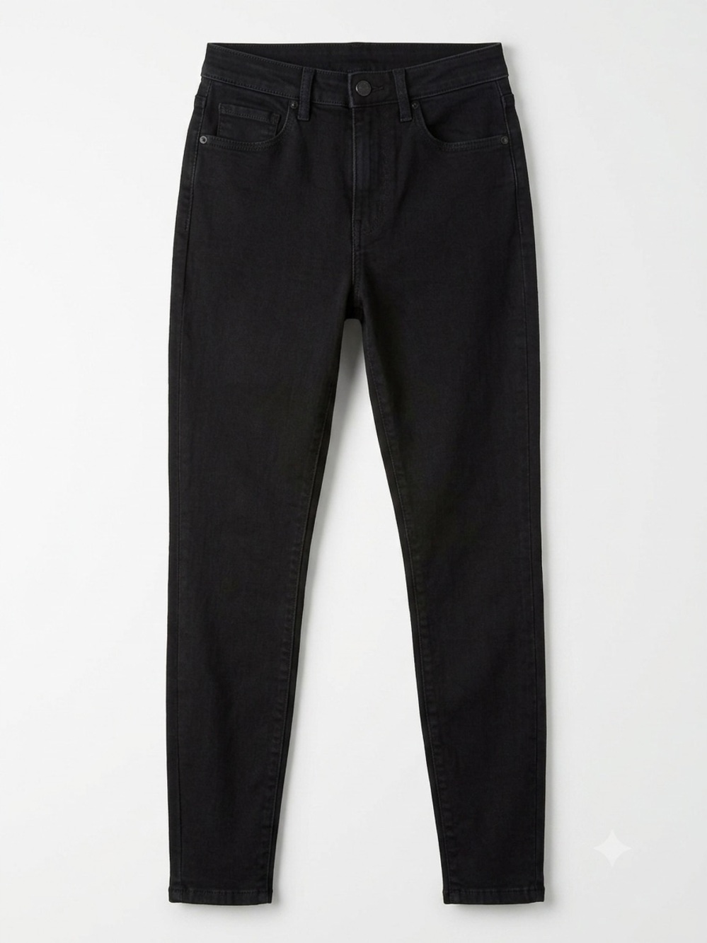 Everlane The Way-High Skinny Jeans Black High Rise Denim Size 26